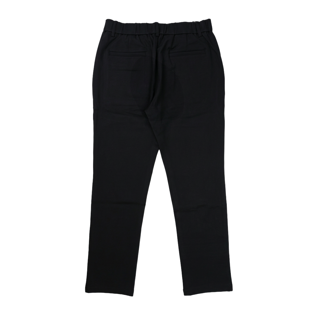 The Hybrid Tailored Easy Trouser — Jet Black – Back View