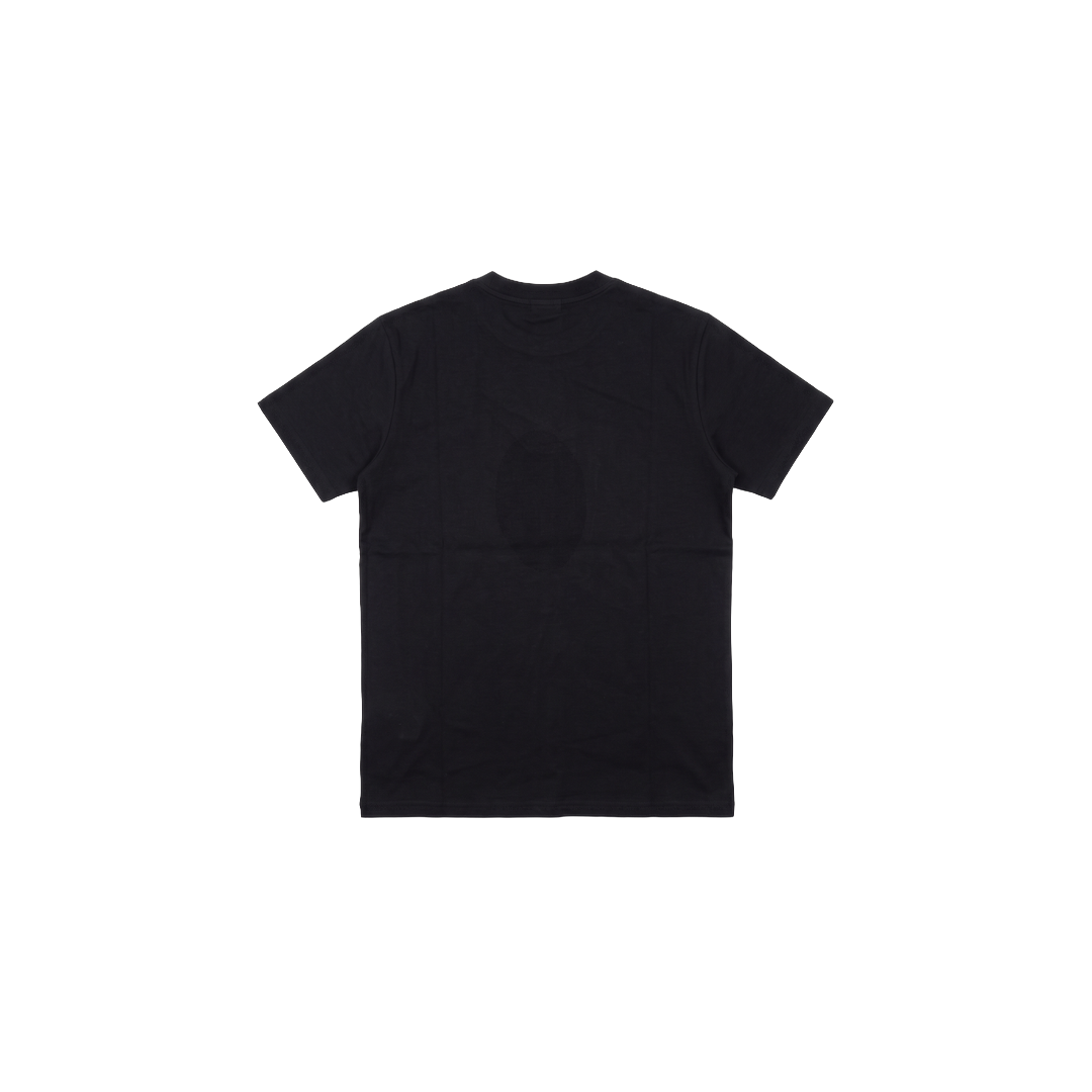 The Signature Tailored Crew Tee — Jet Black – Back View